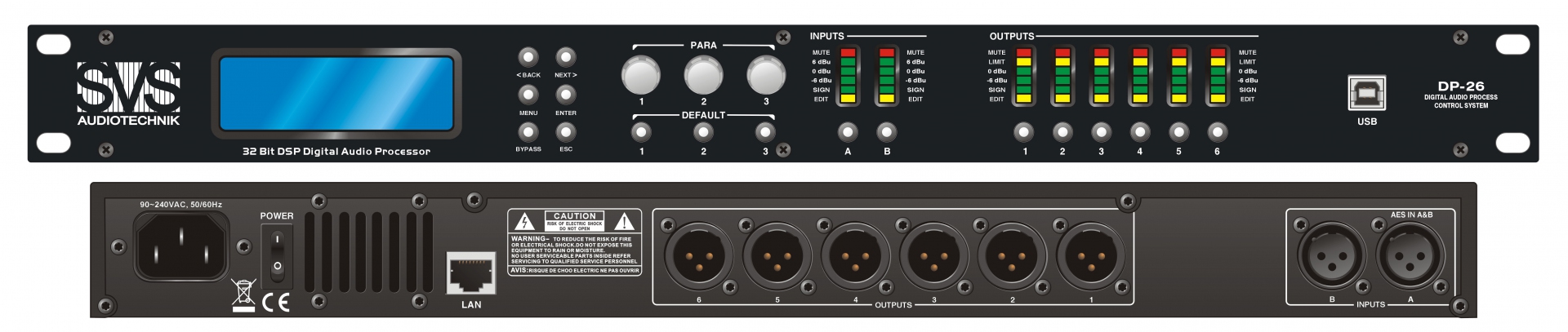SVS Audiotechnik DP-26 Цифровой процессор: 2 входа 6 выходов в Омской области