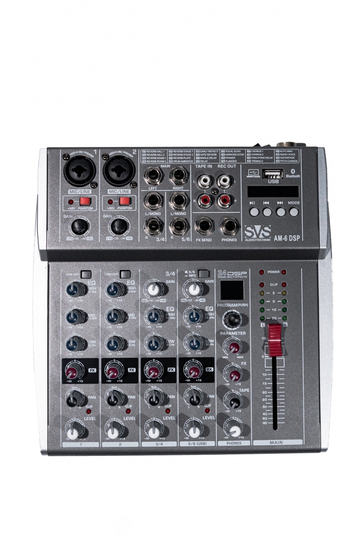 SVS Audiotechnik mixers AM-6 DSP Микшерный пульт аналоговый, 6-канальный SVS Audiotechnik mixers в Омской области