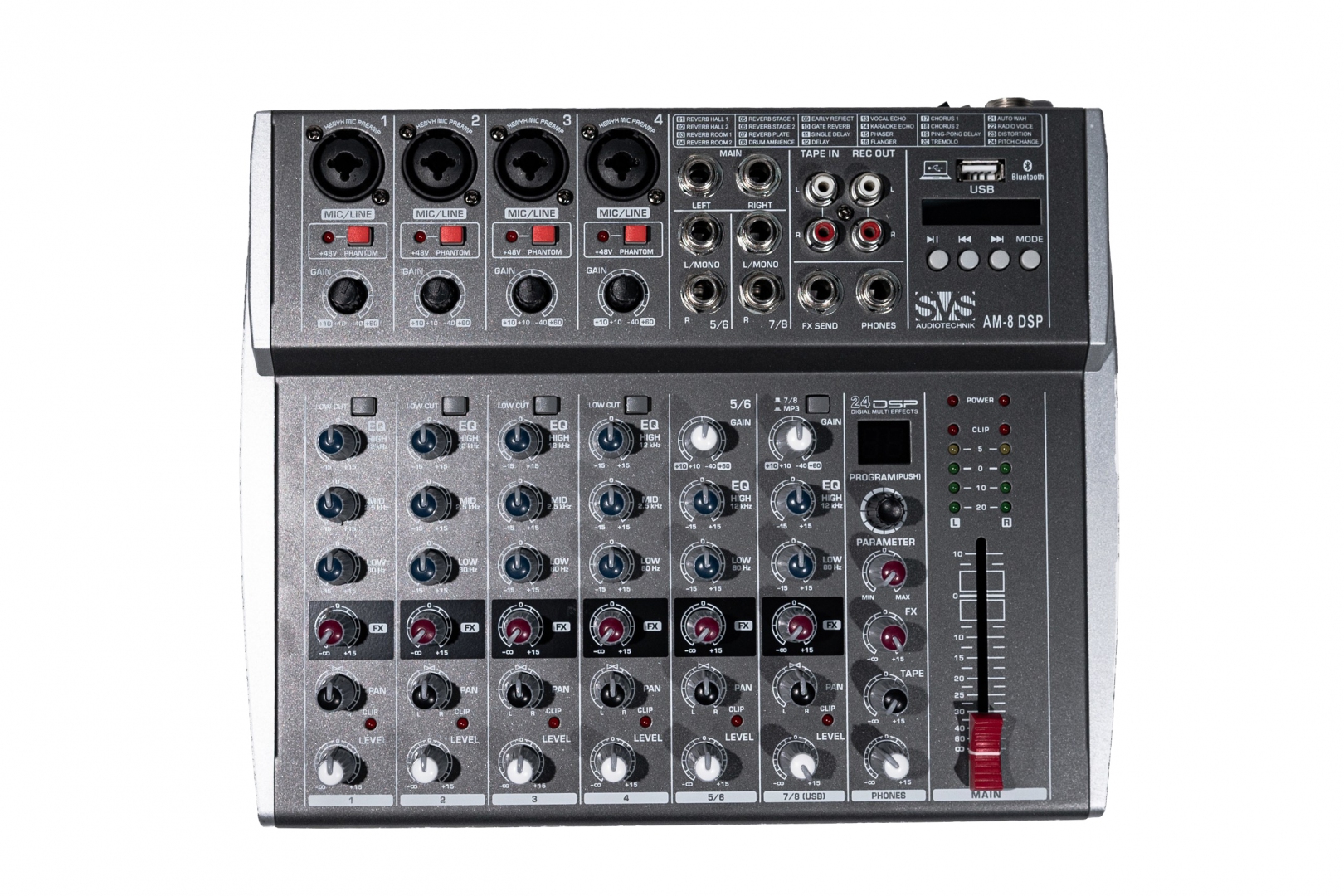 SVS Audiotechnik mixers AM-8 DSP Микшерный пульт аналоговый, 8-канальный в Омской области